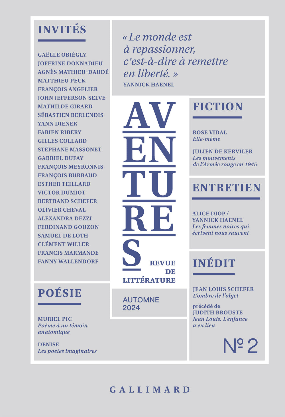 Revue Aventures N°2 (Automne 2024)