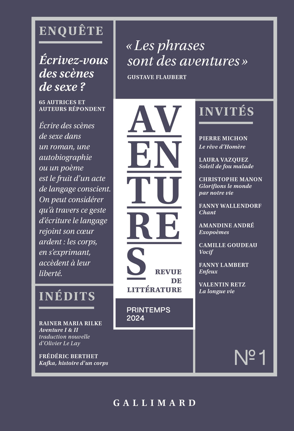 Revue Aventures N°1 (Printemps 2024)